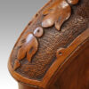 Victorian burr walnut coffee table knee