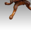 Victorian burr walnut coffee table leg