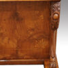 Victorian inlaid walnut Davenport desk front panel