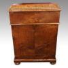 Victorian inlaid walnut Davenport desk rear