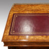 Victorian inlaid walnut Davenport desk writing surface