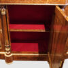 Victorian inlaid walnut credenza centre interior