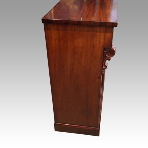 Victorian mahogany chiffonier sideboard side