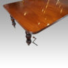 Victorian mahogany large extending dining table end