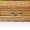 Victorian oak pedestal desk handle
