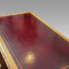 Victorian oak pedestal desk writing surface