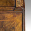 19thc. walnut small bureau bookcase corner flap