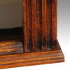 Antique oak plate rack bottom corner