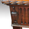Edwardian mahogany serving table carved urn