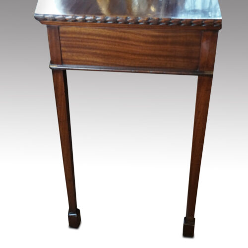 Edwardian mahogany serving table end