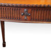 Edwardian mahogany serving table fleur de lys
