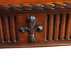 Edwardian mahogany serving table fluting