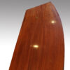 Edwardian mahogany serving table top detail