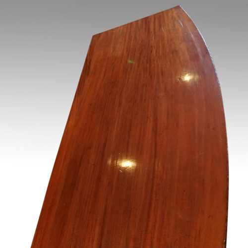 Edwardian mahogany serving table top detail