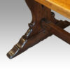 Edwardian oak refectory dining table base