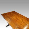 Edwardian oak refectory dining table top