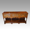 Georgian oak potboard dresser base