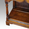 Georgian oak potboard dresser base front leg