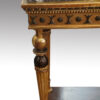 Gilt console table leg detail