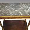 Gilt console table marble top
