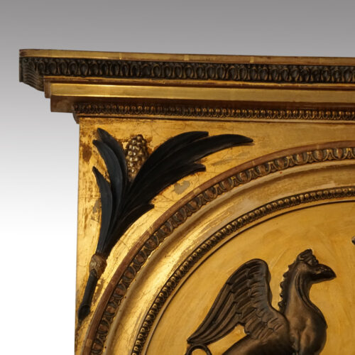Gilt pier mirror decoration