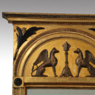 Gilt pier mirror top corner