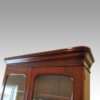 Victorian mahogany library bookcase cornice