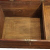 Victorian military campaign chest interior detail