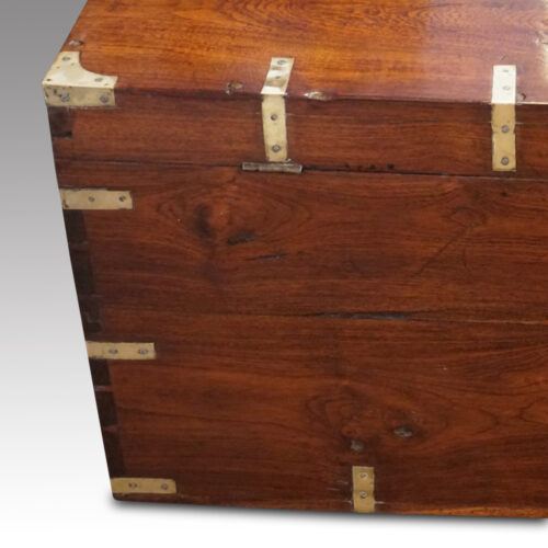 Victorian military campaign chest rear