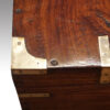 Victorian military campaign chest top corner