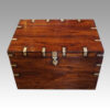 Victorian teak military chest