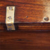 Victorian teak military chest bras strap