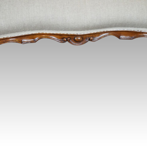 Victorian walnut sofa apron