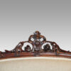 Victorian walnut sofa carved crest