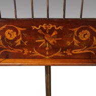 19thc inlaid music stand inlay detail