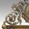 Antique Continental love bird gilt mirror shoulder in citron gold leaf