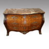 Continental marquetry bombe commode