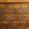 George I walnut bureau drawer fronts