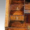 George I walnut bureau stepped interior