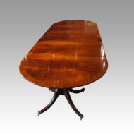 George VI mahogany dining table 4m13c