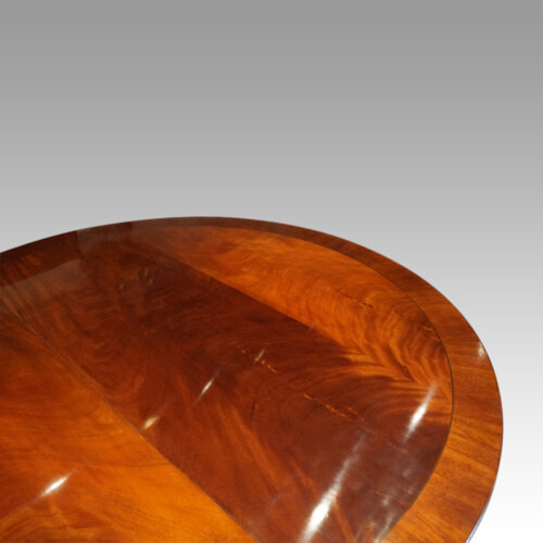 George VI mahogany dining table 4m13c end