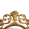 Gilt oval mirror urn