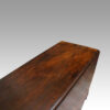 Large oak Edwardian gateleg dining table top down