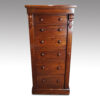 Victorian mahogany Wellington chest