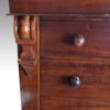 Victorian mahogany Wellington chest knob handle