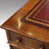 Victorian oak partners desk corner top
