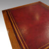 Victorian oak partners desk leather
