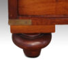 Victorian teak military chest turned original foot
