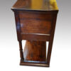 19thc oak dresser base end