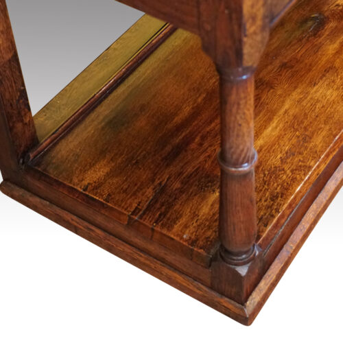 19thc oak dresser base pot board look